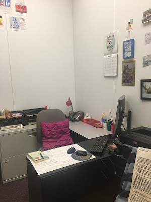 a tidy desk area after a KonMari office decluttering