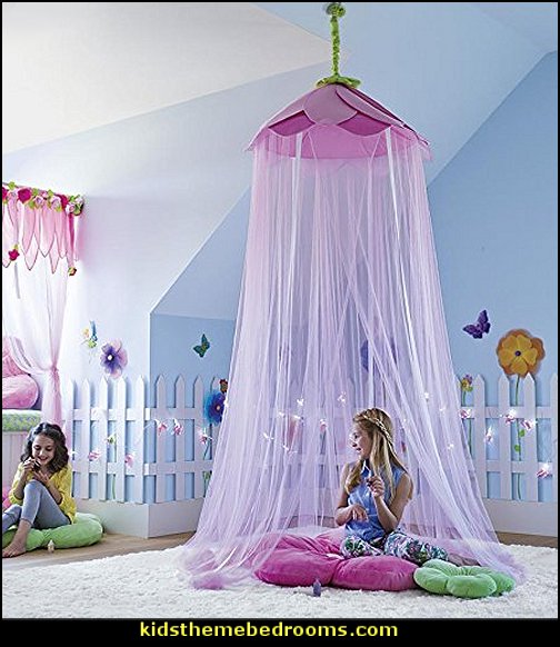 Secret Garden Hideaway Bed Canopy Hanging Play Tent for Kids Bedroom  Bed canopy -  Bed Canopies - Bed Crown - Mosquito Netting - Bed Tents - Canopy Beds - Post Bed Canopies - Luxury Canopy netting   - girls bed canopy - Bed Curtains - Curtain Canopy - Canopy Play Tent - Princess canopy - moon stars canopy -