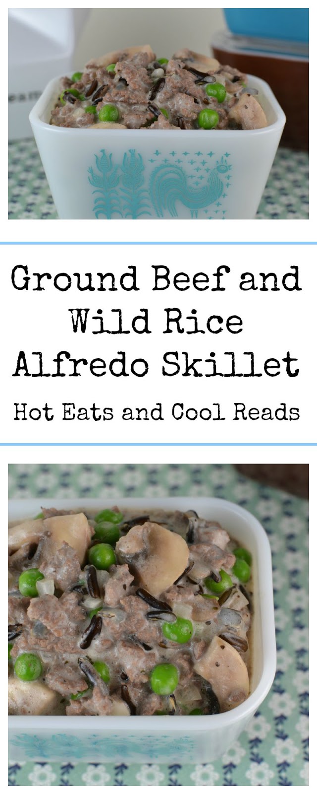 Ground Beef and Wild Rice Alfredo Skillet Recipe