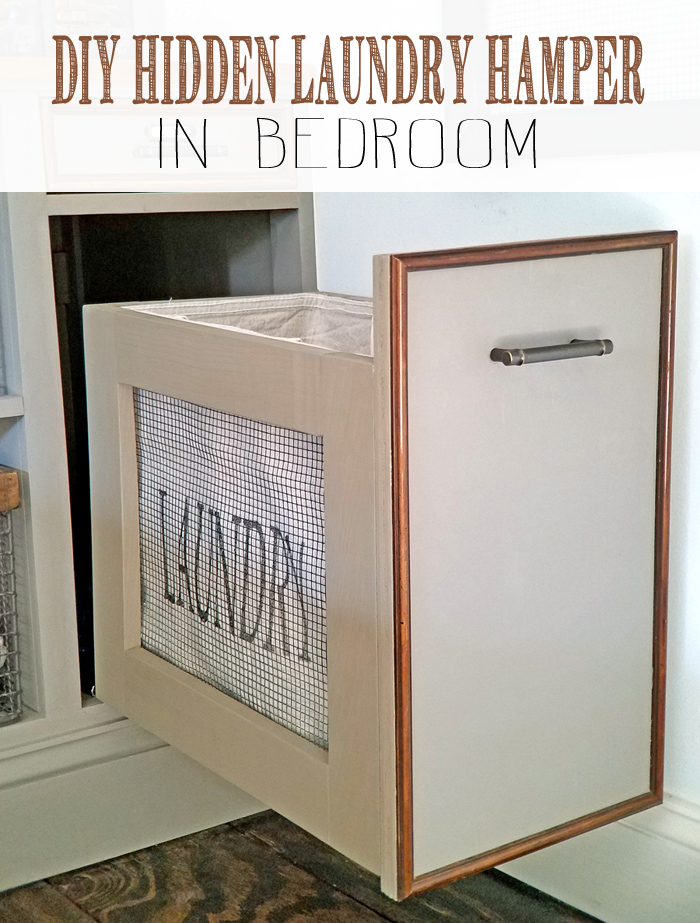 Hidden Laundry Hamper Remodelando la Casa