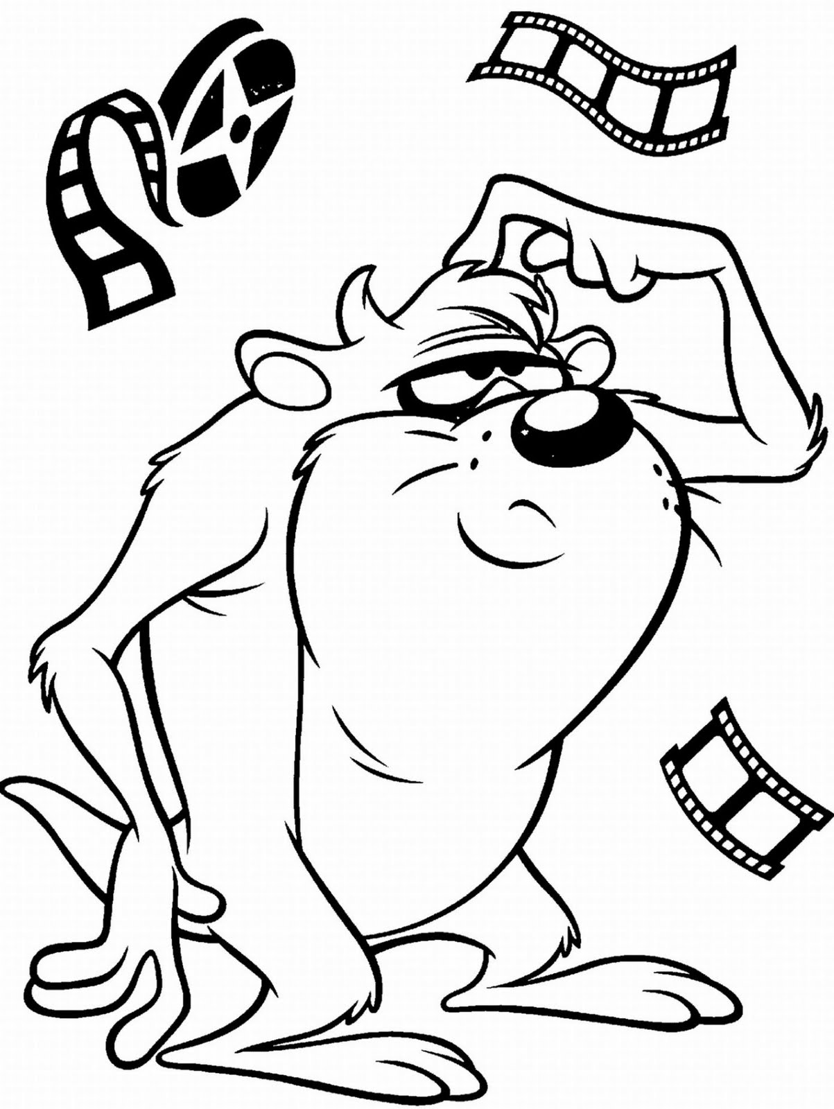 taz coloring pages - photo #23