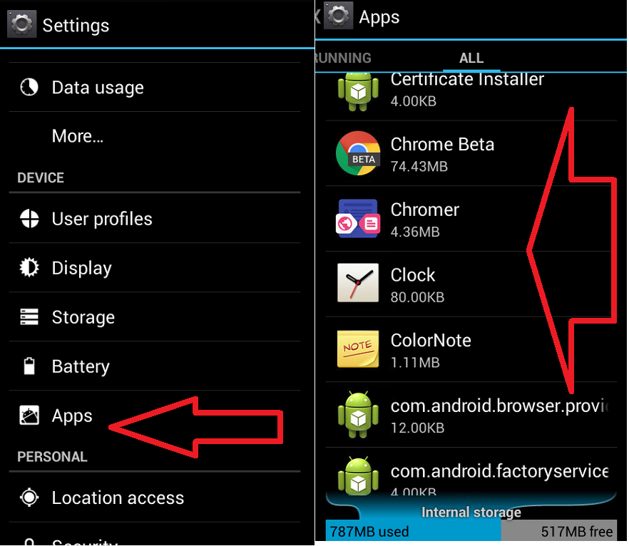 Learn New Things Easy way to Fix Insufficient Storage Error in Android Phone & Tablet