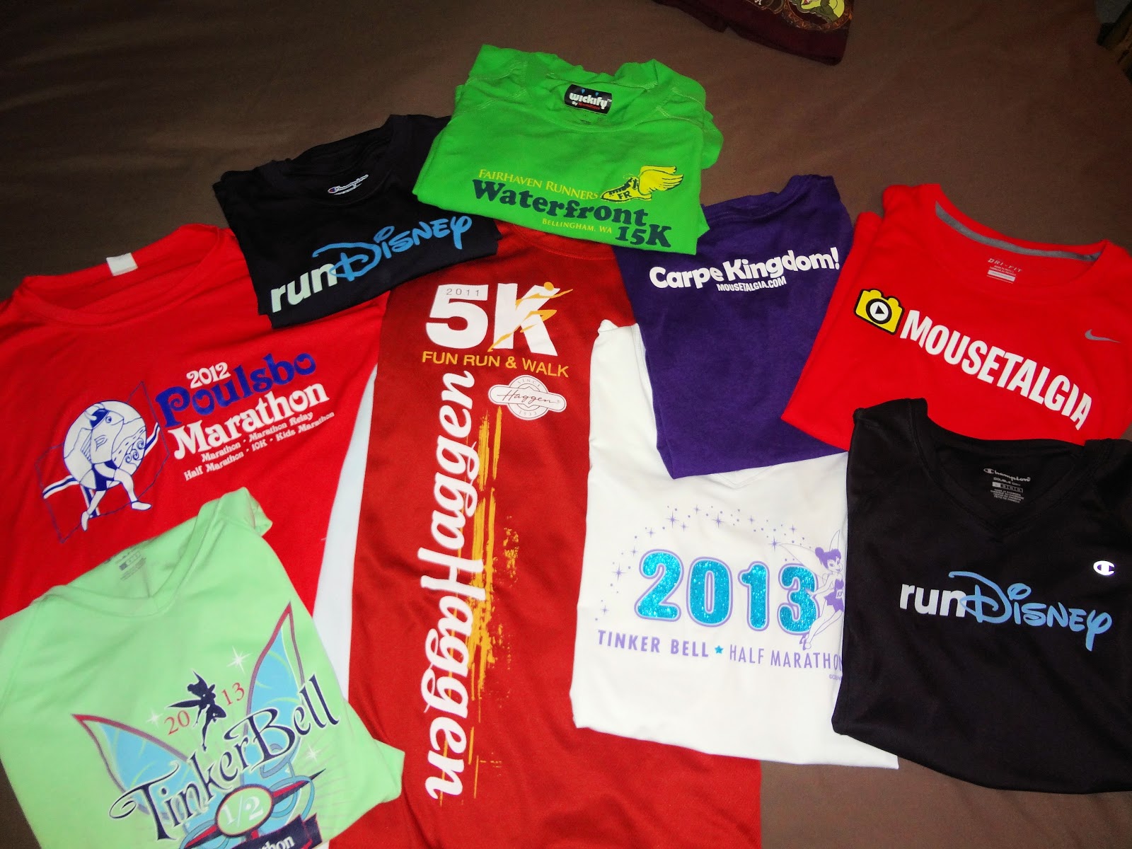 Never Enough Disney... Running clothes and the drawer...