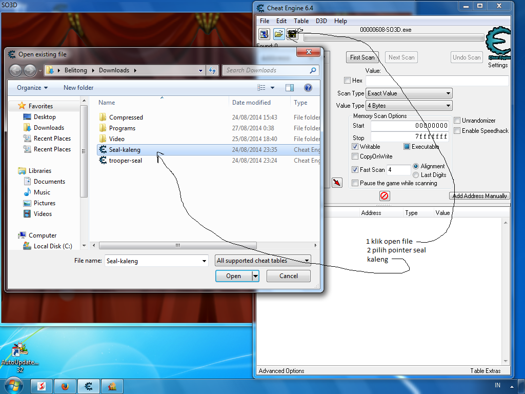 File open name. File open name