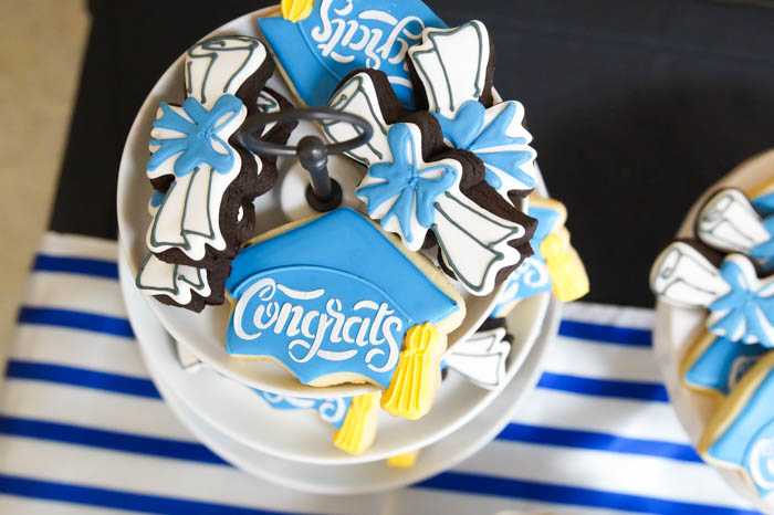Graduation Diploma (with bow!) Cookies | Bake at 350°