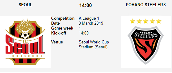 Preview Fc Seoul Vs Pohang Steelers K League United South Korean Football News Opinions Match Previews And Score Predictions