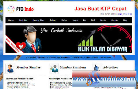 Situs PTC Lokal Terbaru Terpercaya Yang Terbukti Membayar Membernya Situs PTC Lokal Terbaru Terpercaya Yang Terbukti Membayar Membernya