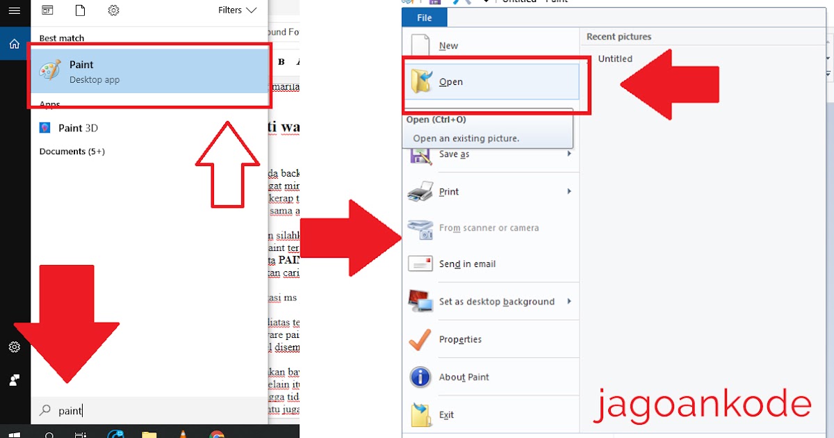 Cara Merubah Warna Background Foto Di Ms Paint - Ini Tips Ngeblog