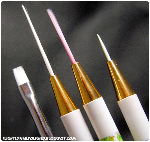 Slightly Nail Polished: REVIEW Born Pretty Store 4 pc. Nail Art Brush