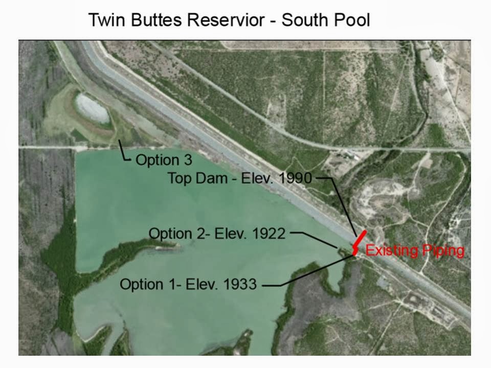 Twin Buttes Reservoir Twin Buttes Pumping to Return