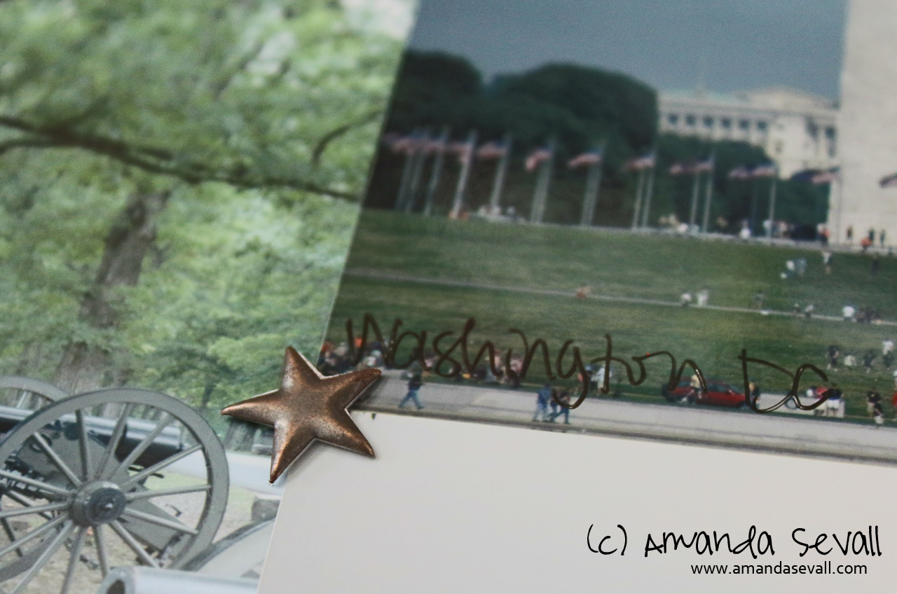 Amanda Sevall Designs Scrapbook Layout My First Trip to the East Coast Amanda Sevall Designs Scrapbook Layout My First Trip to the East Coast
