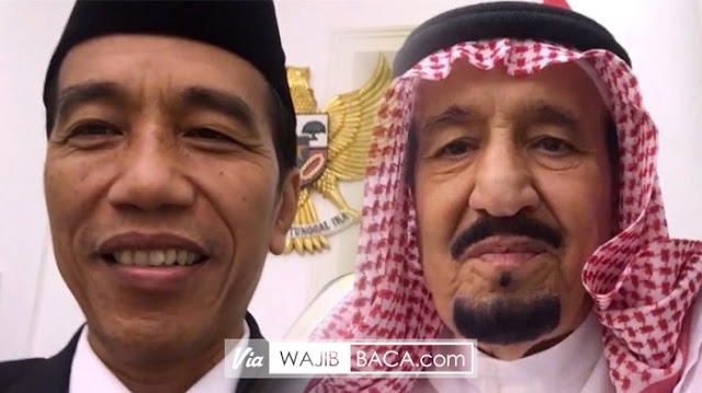 Santap Siang, Presiden Jokowi dan Raja Salman Asyik Nge-Vlog!