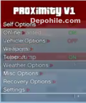 GTA5 Online 1.42 Proximity Menu Hile 05.01.2018 İndir