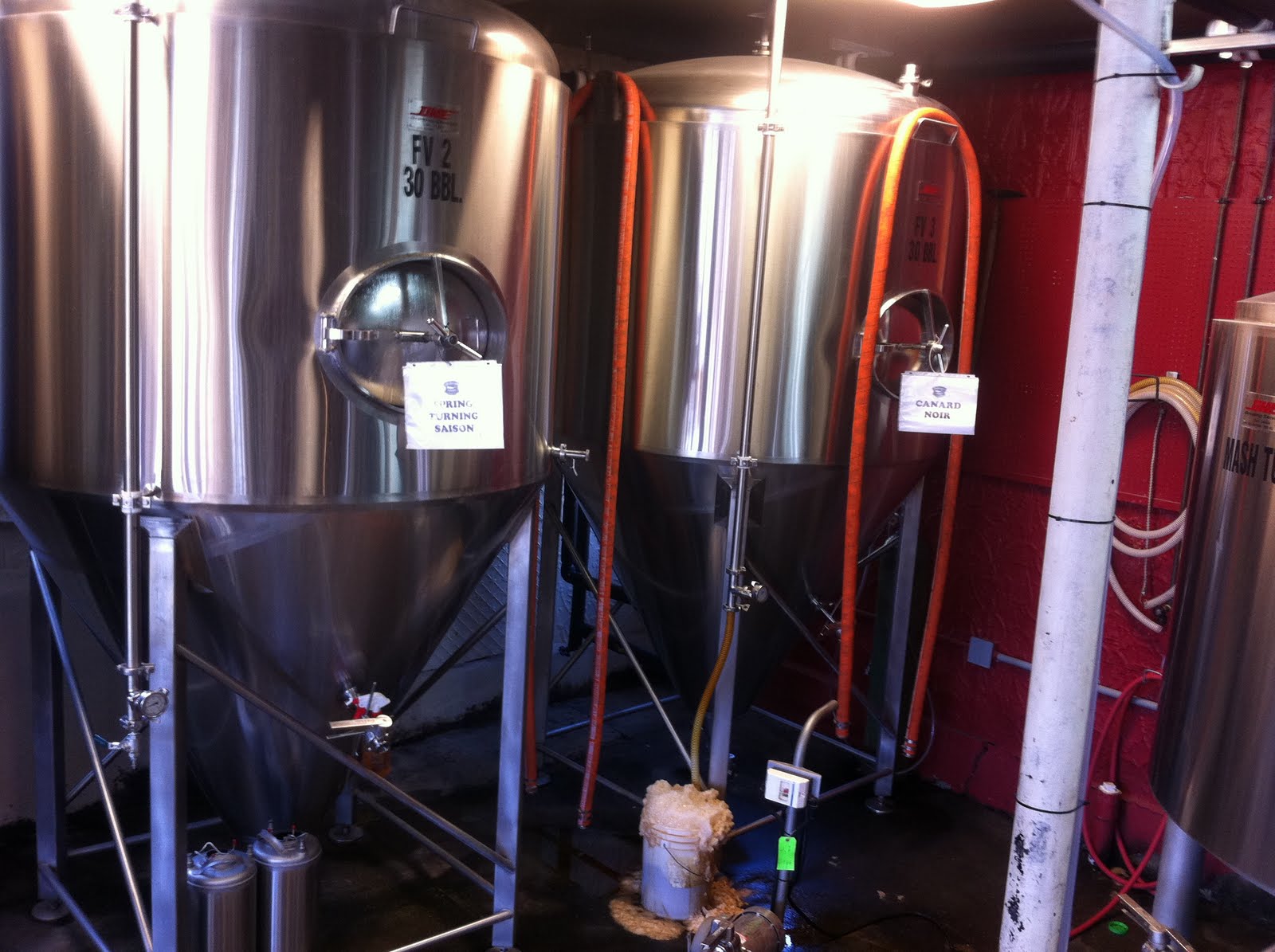 Greenport Harbor Brewer Blog Canard Noir ("Duck Black") brewdays