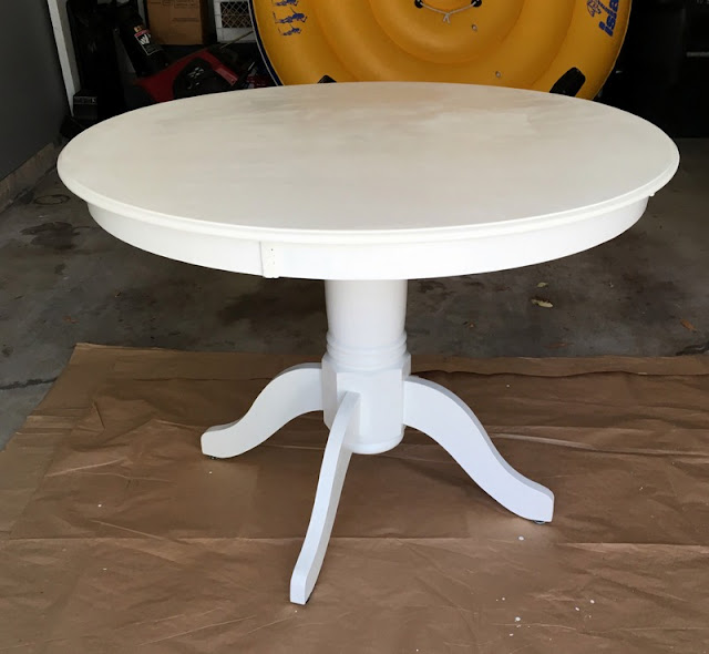 Pedestal Table Makeover