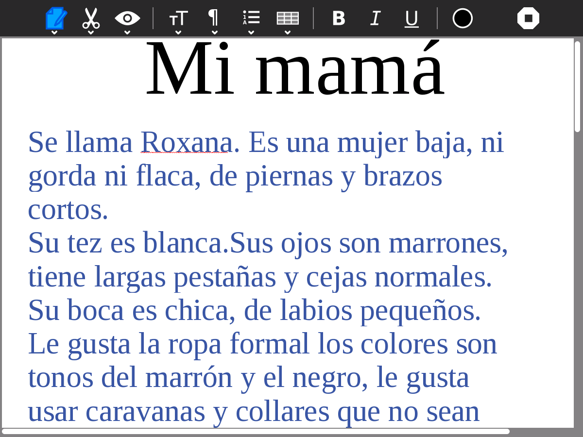 Ejemplo De Biografia De Mi Mama