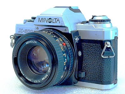 Minolta X-500, Front right