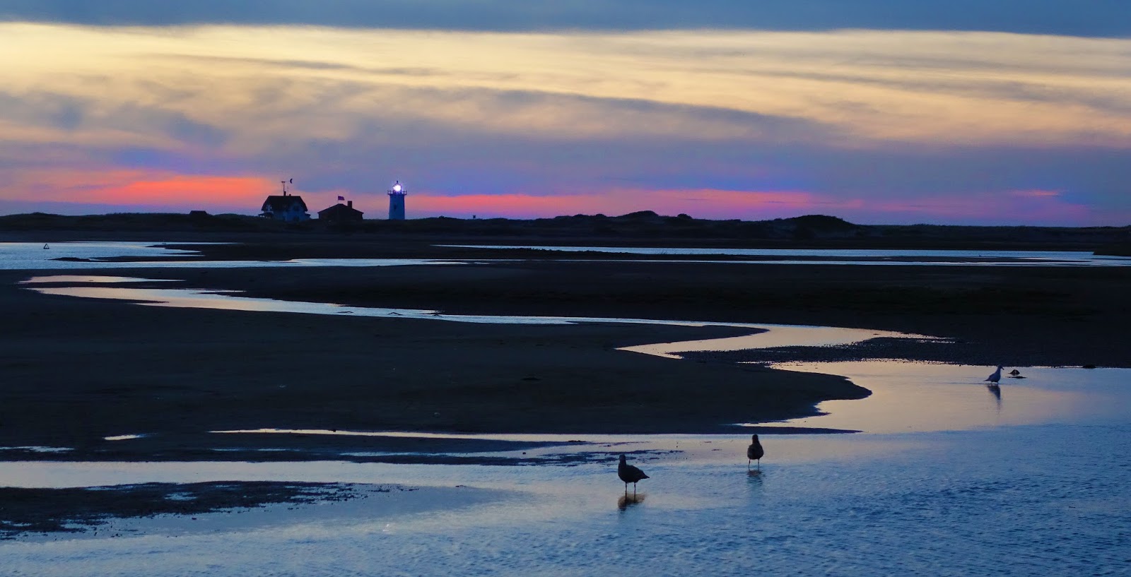 Joe's Retirement Blog Race Point Light Sunset, Herring Cove Beach, Provincetown, Cape Cod