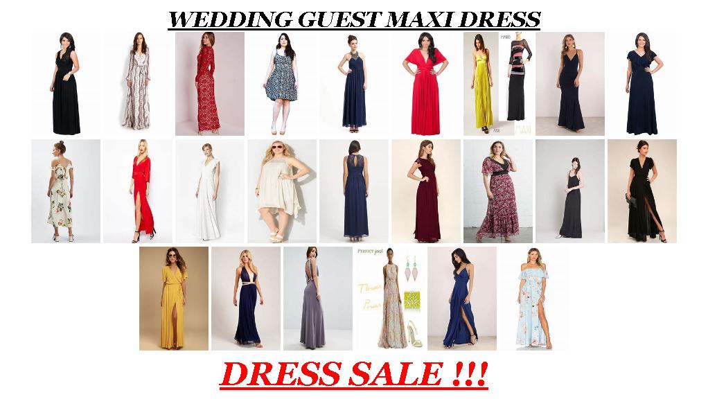 Online Shop For Sale - Wedding Guest Maxi Dress