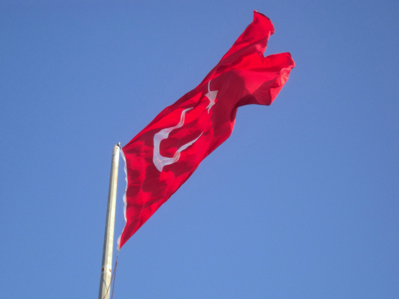 Vizöristanbul Çamlıca’da Türk Bayrağı