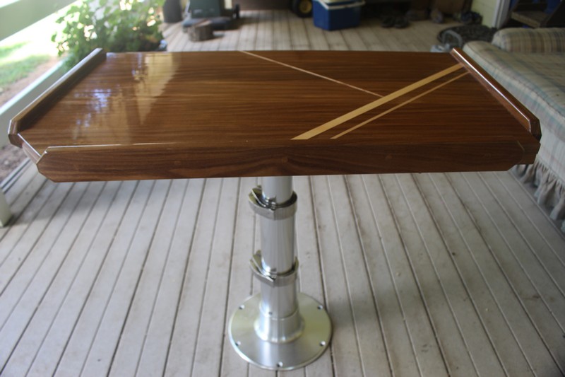 On Deck With SV Liahona The new galley table. Bigger, more versatile