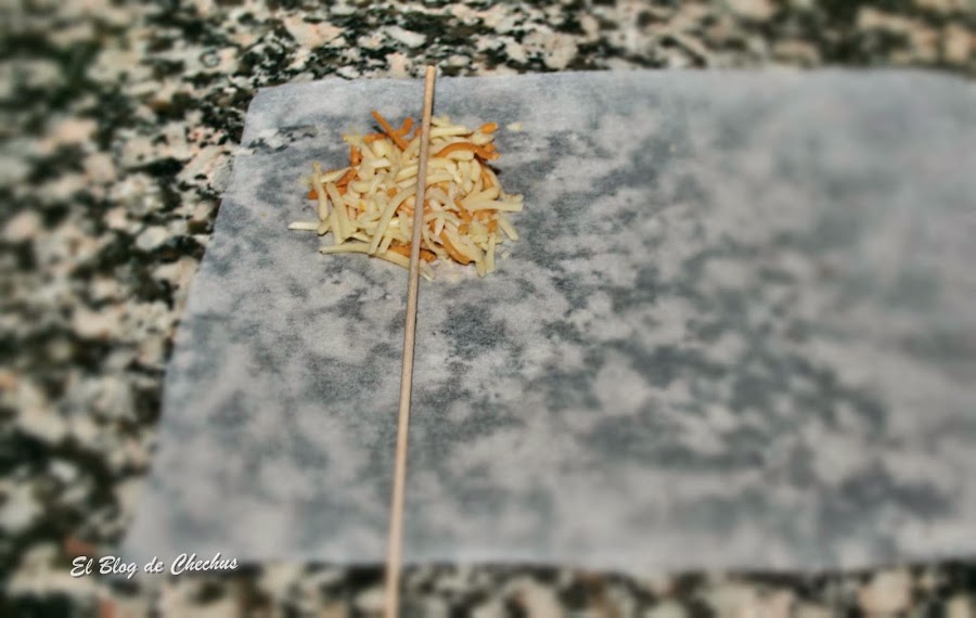 Piruletas de queso, El Blog de Chechus, Chechus Cupcakes, Aperitivos