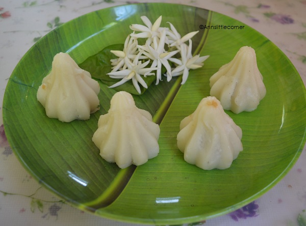 Steamed Modak, Modagam Steamed Modak, Modagam