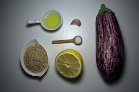 Pasta de berenjena asada y tahini - ingredientes