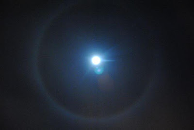 Fenomena Moon Halo/Halu, Halu Bulan, Halo Bulan