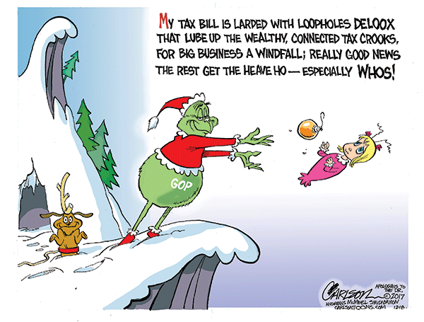 Tax-Cut Santa Only Gives Rich