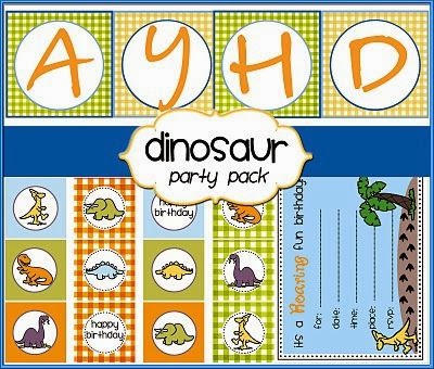 Dinosaur Party Free Printable Kit. - Oh My Fiesta! in english
