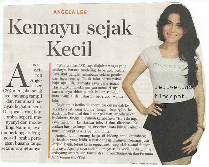 Clippings Of Indonesian Women In Print Media Angelina Lee
