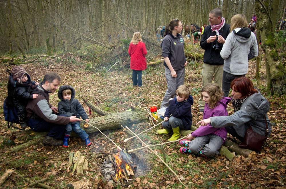 National Trust: Peak District Estate: Coppice Day at Longshaw