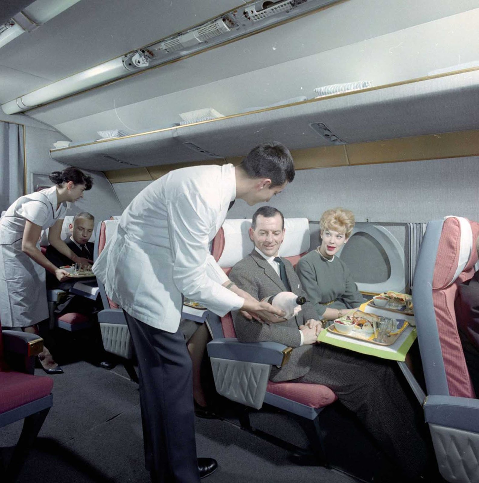 flying first class 1960s%2B%252810%2529 - Voando na primeira classe na década de 60