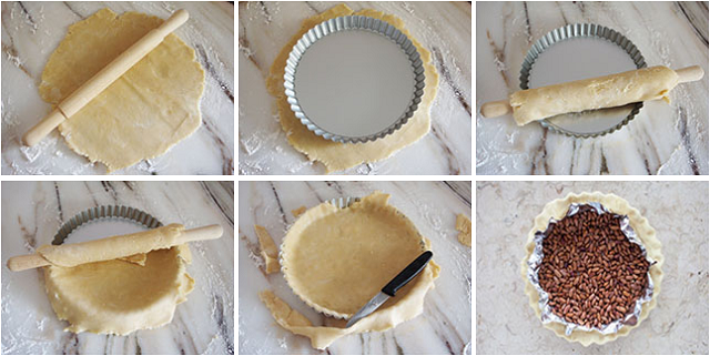 Masa quebrada casera paso 2