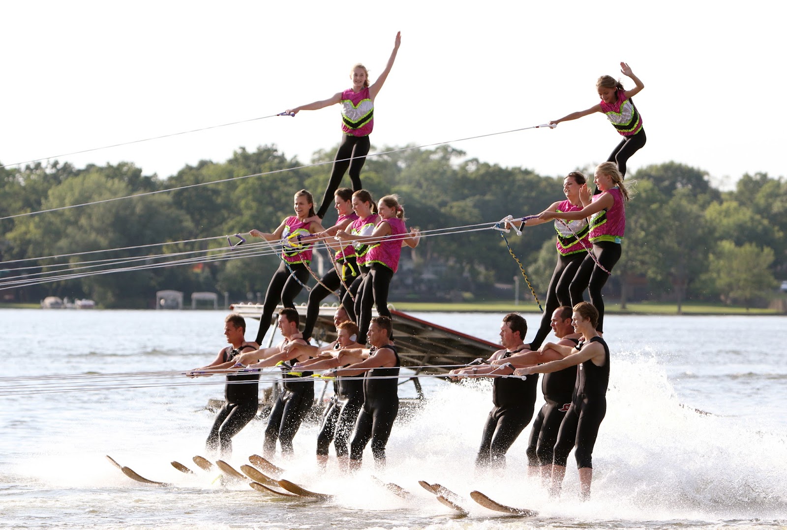 Mark Kodiak Ukena Diamond Lake Summer Celebration with Wonder Lake Water Ski Team