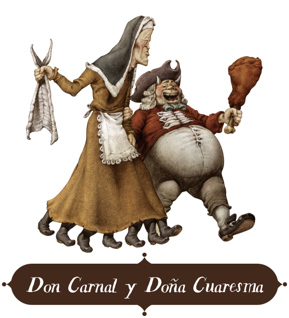 El Baúl de 3º y 4º de Primaria DON CARNAL Y DOÑA CUARESMA