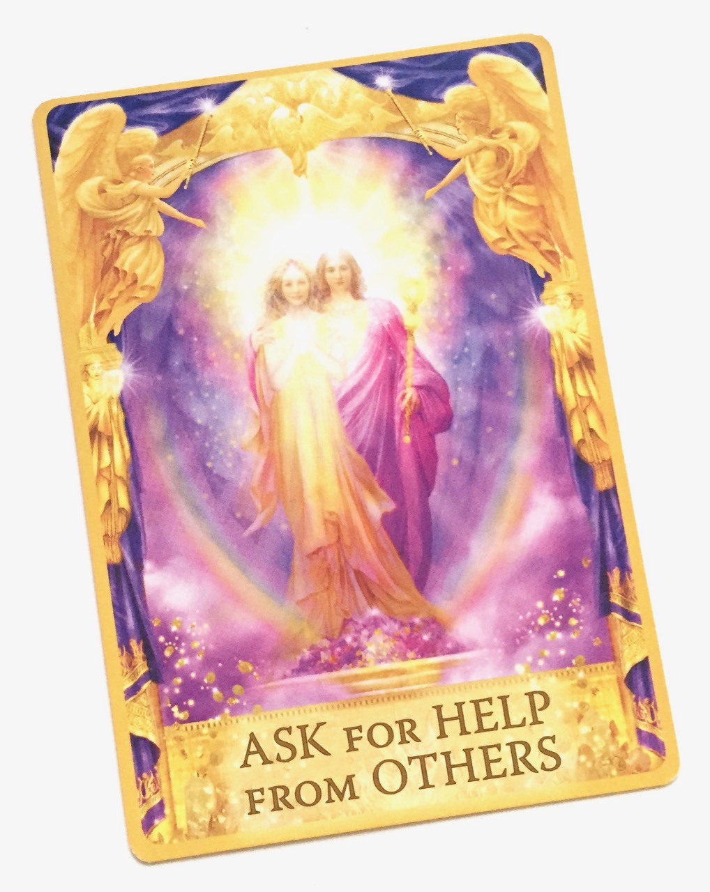 happy angel message 誰かに助けを求めなさい ask for help from