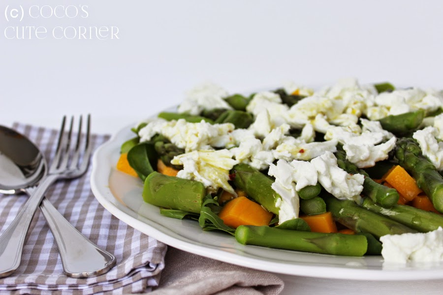 Coco&amp;#39;s Cute Corner: Spargelsalat mit Mango und Mozzarella di Bufala ...