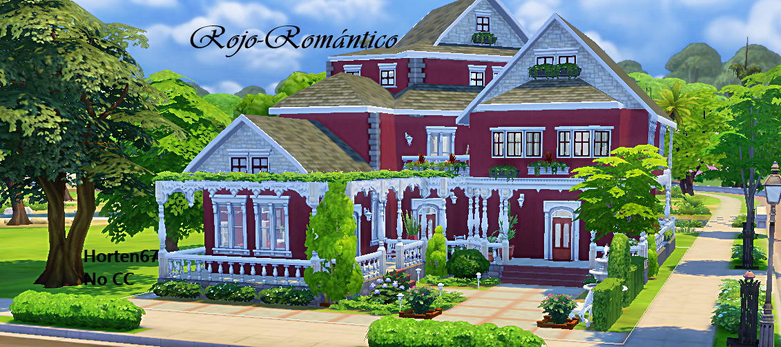 Mis casas y mas con los Sims 4 - Página 15 RojoRomantico