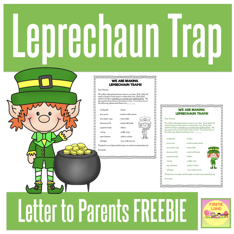 leprechaun letter template