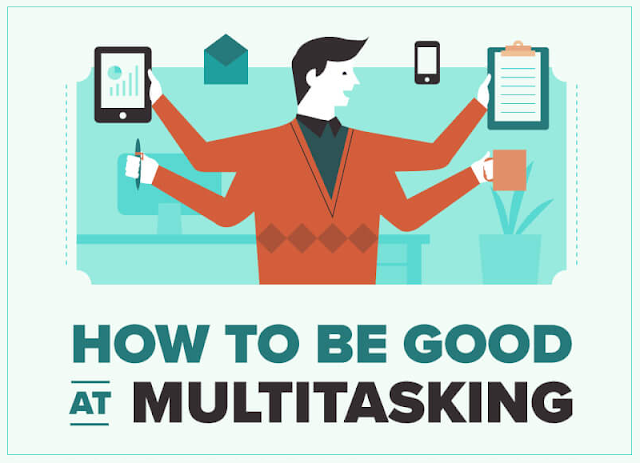 How To Streamline Your Multitasking At Work (infographic)