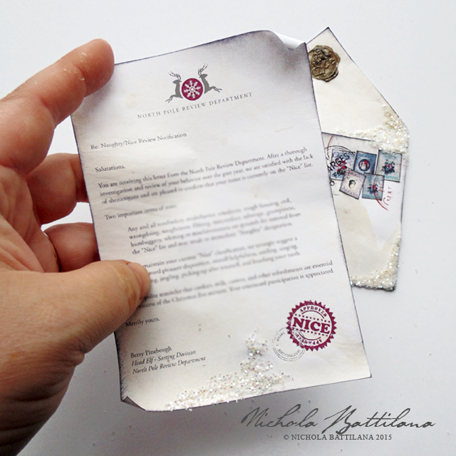 Nice List Notification and Notes from the North Pole - Nichola Battilana
