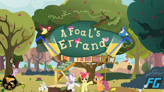 A Foal's Errand title screen