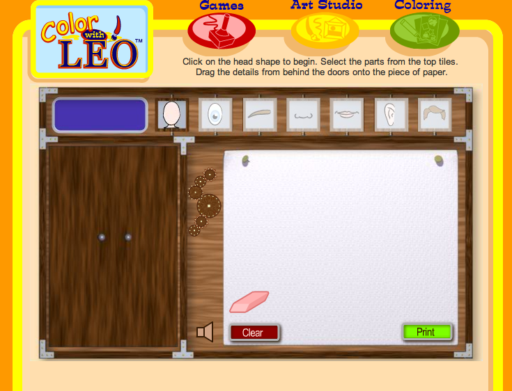 Interactive Art Lessons Online Color with Leo