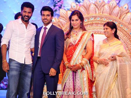 Prabhu Deva, Ram Charan and Upasana, Surekha - (7) - Ram Charan Teja's Upasana Kamineni Reception Pics