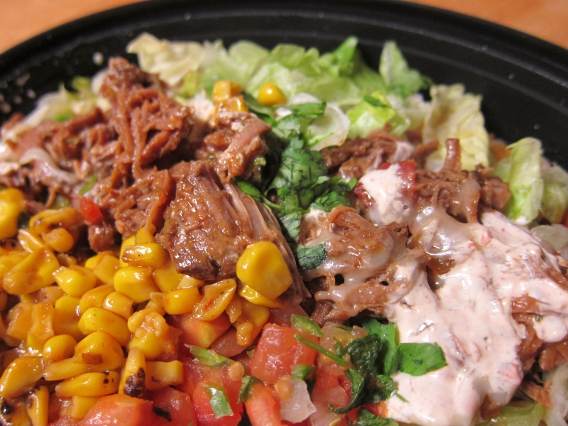 Review El Pollo Loco Shredded Beef Bowl Brand Eating