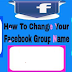 Edit Facebook Group Name