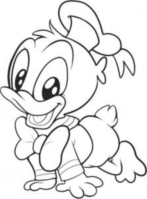 baby daffy coloring pages - photo #30