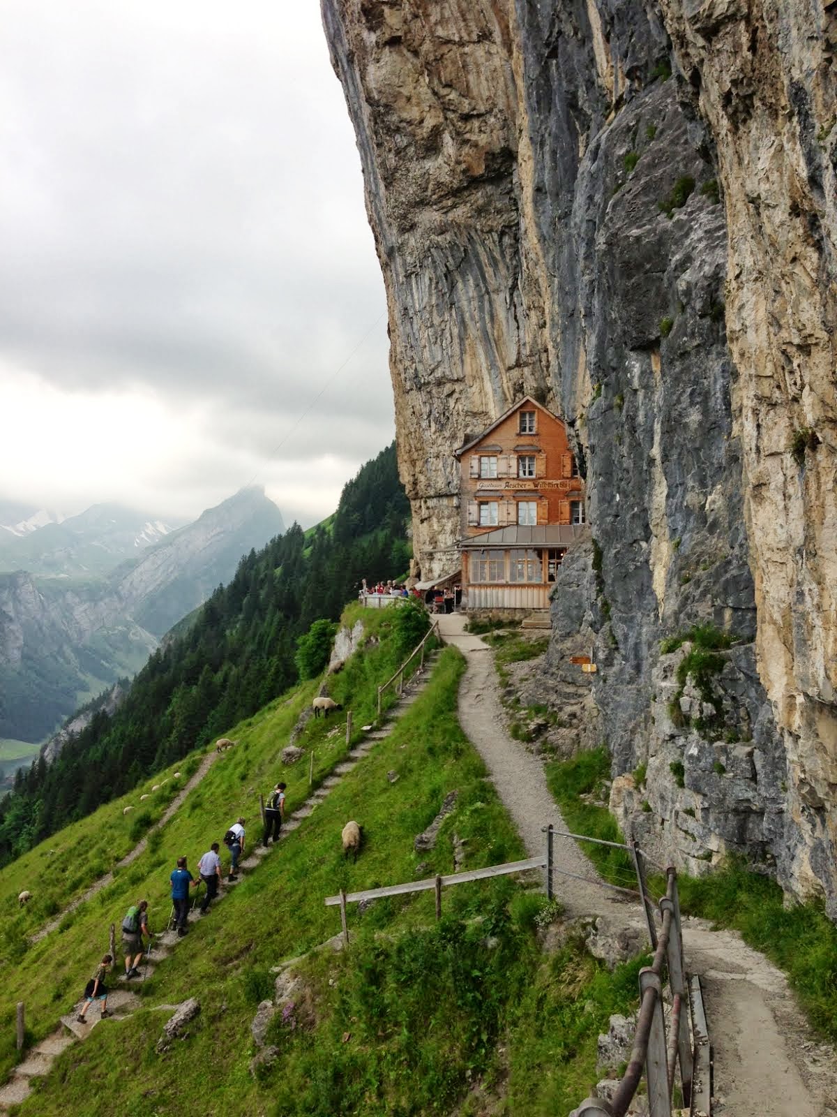 Отель Berggasthaus Aescher